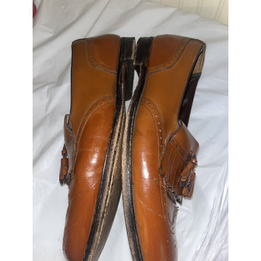 FLORSHEIM LEXINGTON Wingtip LoaferTassel Kiltie SIZE 9.5 E - Picture 12 of 13